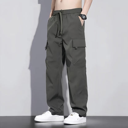 P Loose straight slacks