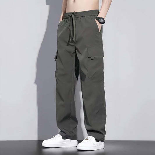 P Loose straight slacks