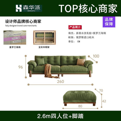 法式复古沙发客厅墨绿色美式布艺沙发家用北欧 - Mixbatch