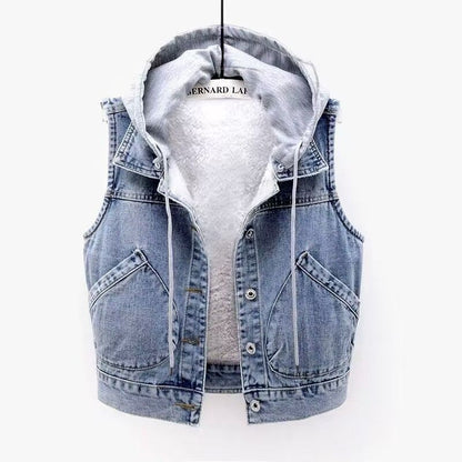 P denim jacket top