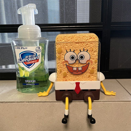 P dishwashing sponge drain rack