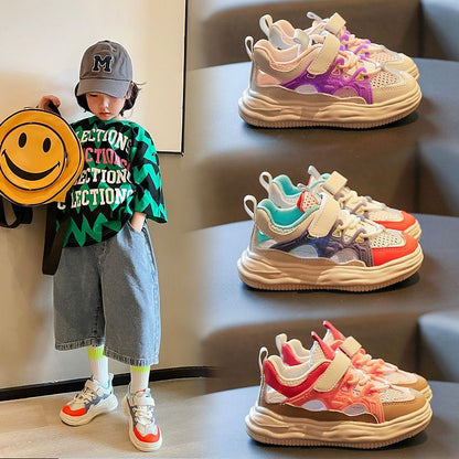 P Boys and Girls New Summer Shoes Spring Shoes Sneakers Boys and Girls Baby Shoes Spring and Autumn