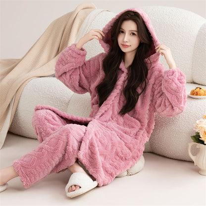 P plush pajama set