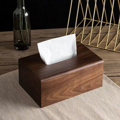 P Solid wood tissue box