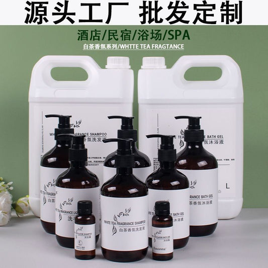 P white tea scented shampoo shower gel