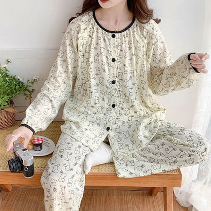 P Loose Maternity & Nursing Clothing Set