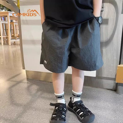 P boys shorts children's quick-drying pants boys wear five-point pants summer thin casual shorts