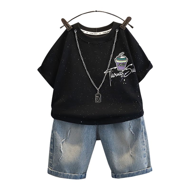 P summer short-sleeved T-shirt