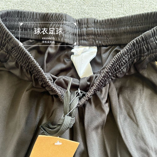 P Inter Milan Black Training Football Pants Running Casual Sports Pants Embroidered Pants Pocket Zipper