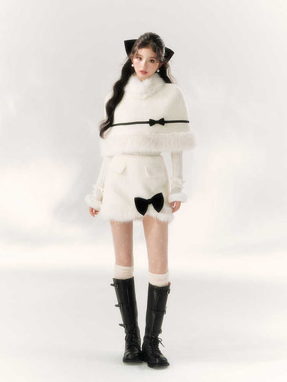 P cape jacket set