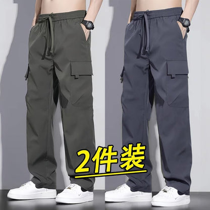 P Loose straight slacks