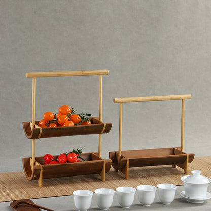 p handle refreshment plate bamboo products desktop