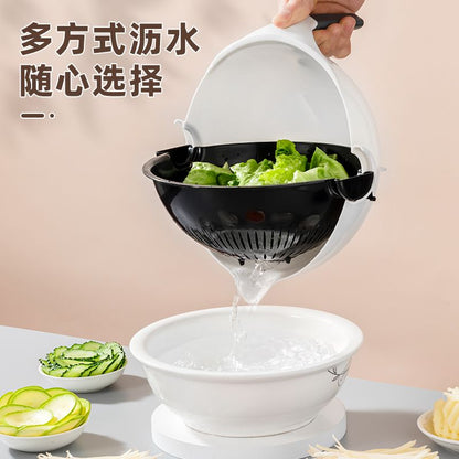 （VIDEO）Kitchen vegetable cutting artifact, shredding potato shredder, grater, household slicer, vegetable cutter, multi-function shredder - Mixbatch