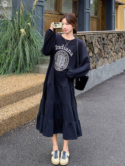 A sweater dress