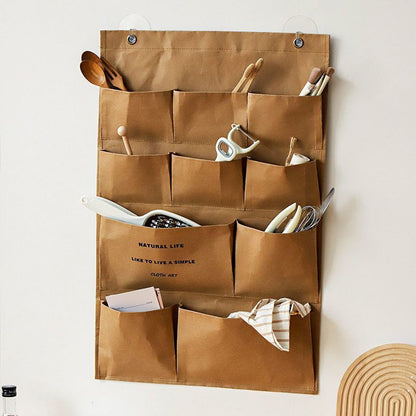 P Kraft paper storage hanging bag storage bag