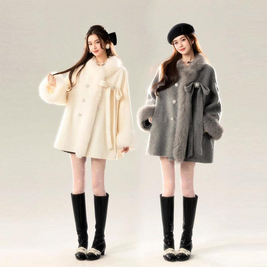 P woolen coat coat