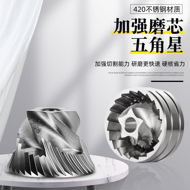 【Stainless steel grinding core】Six Adjustable Coffee Grinder, Hand Crank Coffee Grinder, Italian Home Users - Mixbatch