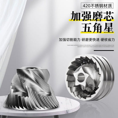 【Stainless steel grinding core】Six Adjustable Coffee Grinder, Hand Crank Coffee Grinder, Italian Home Users - Mixbatch
