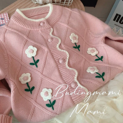 P Children's Knitted Cardigan