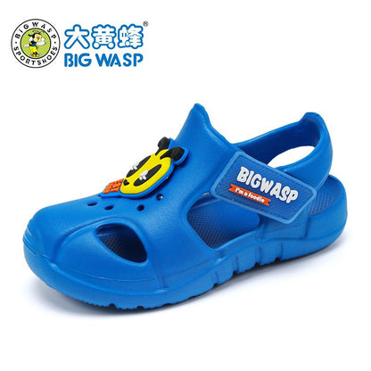 P bumblebee children's sandals men's and women's bag head sandals summer middle and small children's foot protection beach shoes lightweight baby cool slippers
