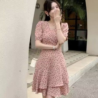 P floral fashion summer dress
