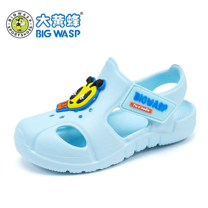 P bumblebee children's sandals men's and women's bag head sandals summer middle and small children's foot protection beach shoes lightweight baby cool slippers