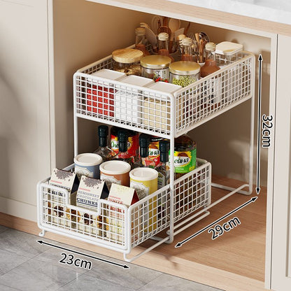 P pull-out storage rack