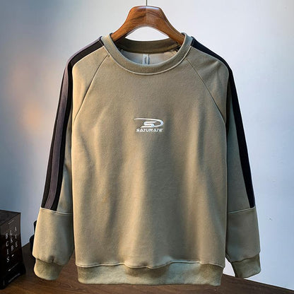 P crew neck sweater