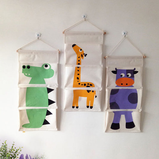 P cotton and linen storage bag