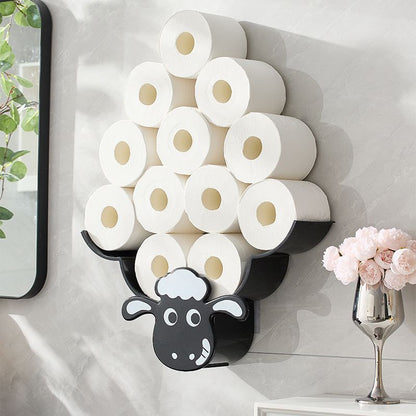 P Wall hanging tissue rack