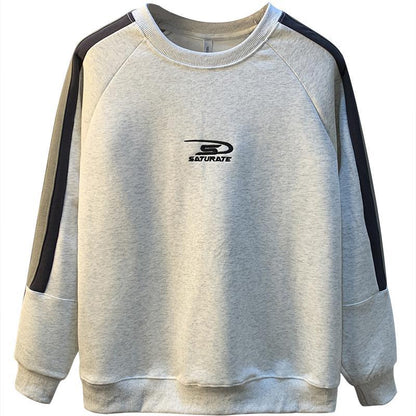 P crew neck sweater