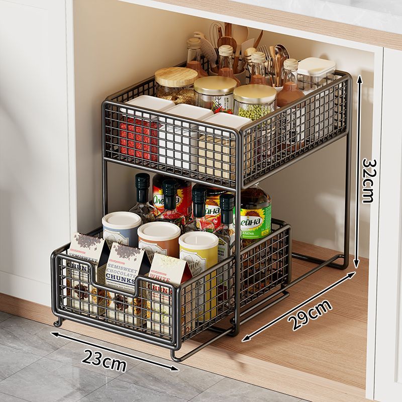 P pull-out storage rack
