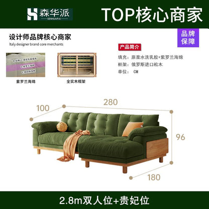 法式复古沙发客厅墨绿色美式布艺沙发家用北欧 - Mixbatch