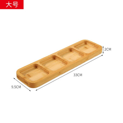 صينية من الخيزران، صينية شبكية للمرطبات، صينية فواكه مجففة، صينية حلوى ووجبات خفيفة 