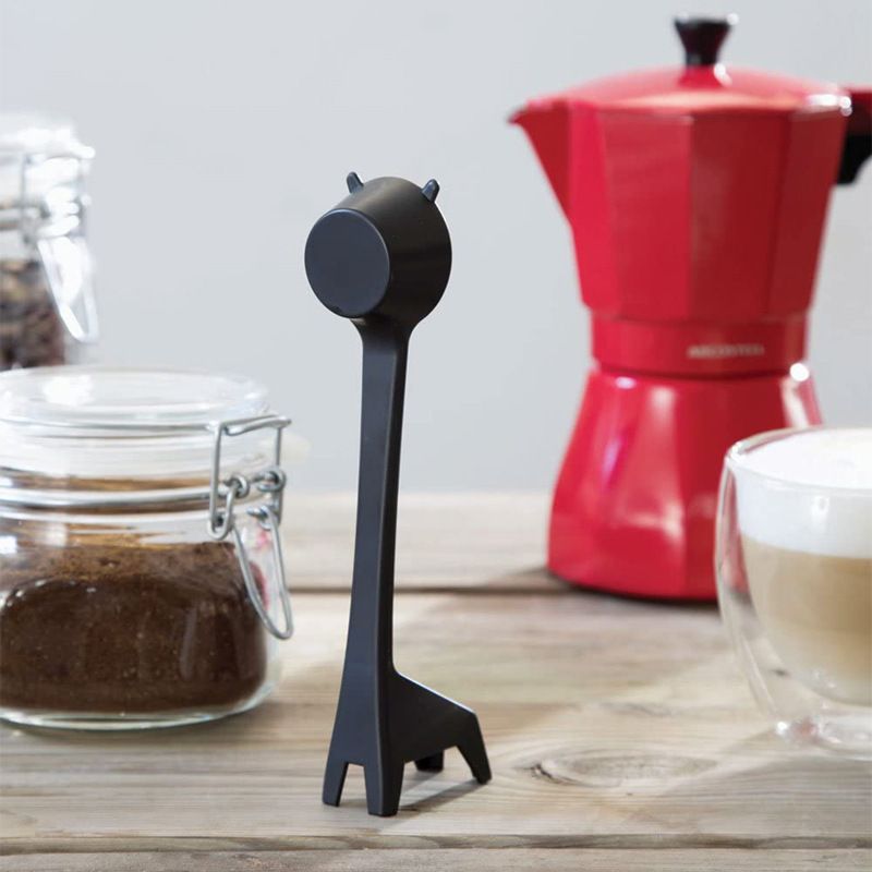 P cartoon coffee powder spoon