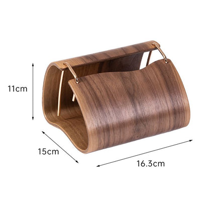 P Solid wood tissue box
