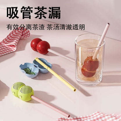 P straw tea filter