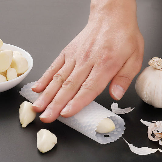 Silicone garlic peeler, household manual garlic peeler, garlic peeler, garlic press, kitchen garlic peeler - Mixbatch