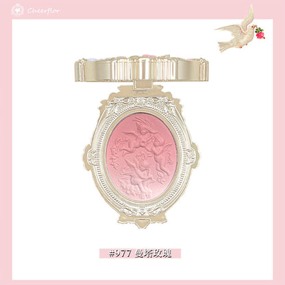 P Embossed Blush