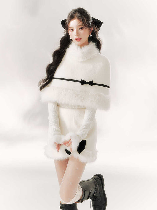 P cape jacket set