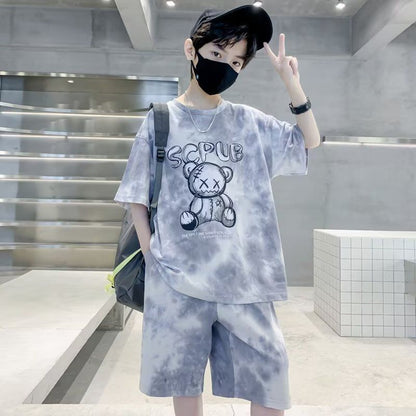 P new children's clothing summer Internet celebrity boys short sleeves cool handsome fashion