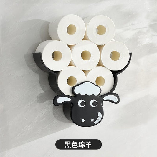 P Wall hanging tissue rack