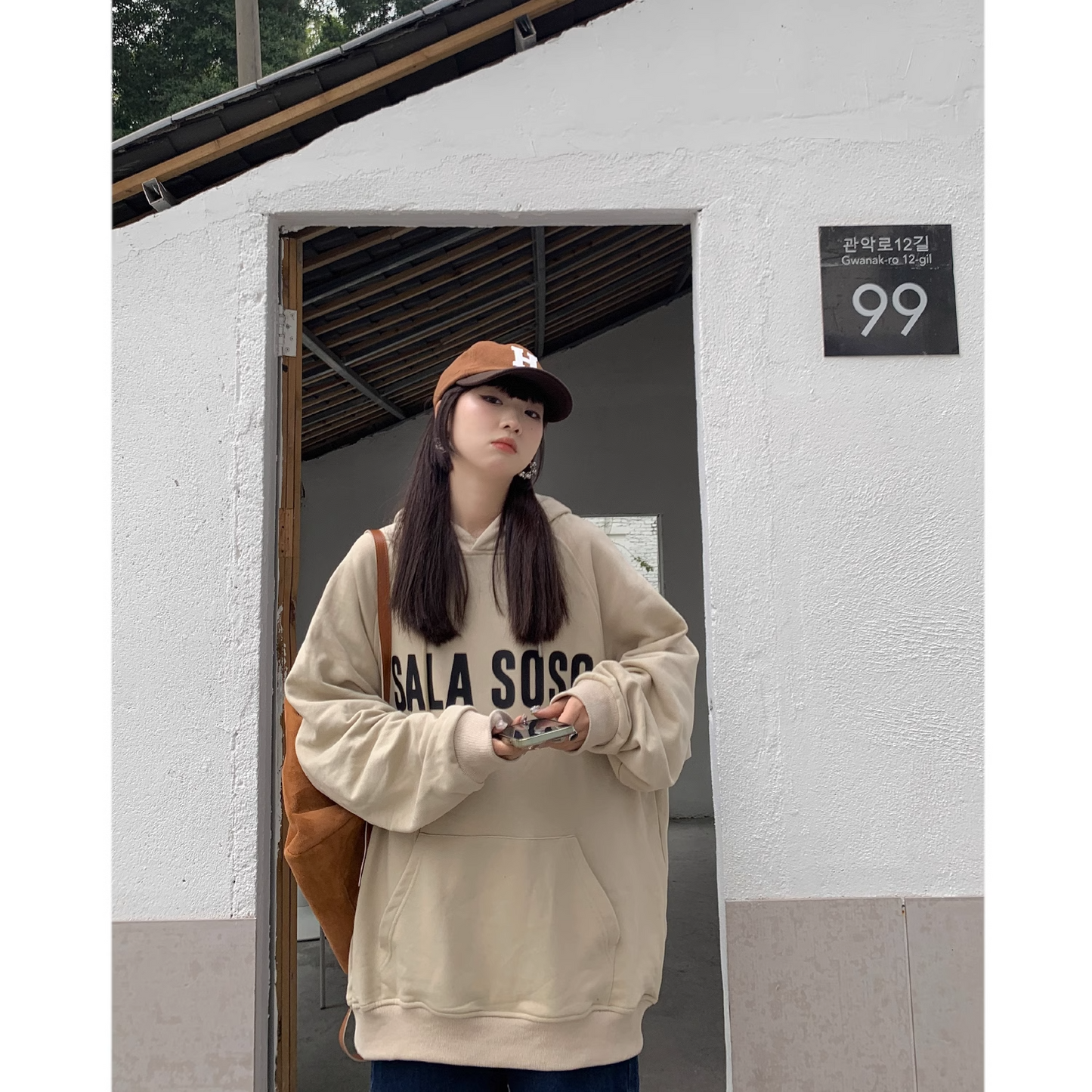 P men's and women's same pure cotton sweater