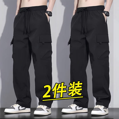 P Loose straight slacks