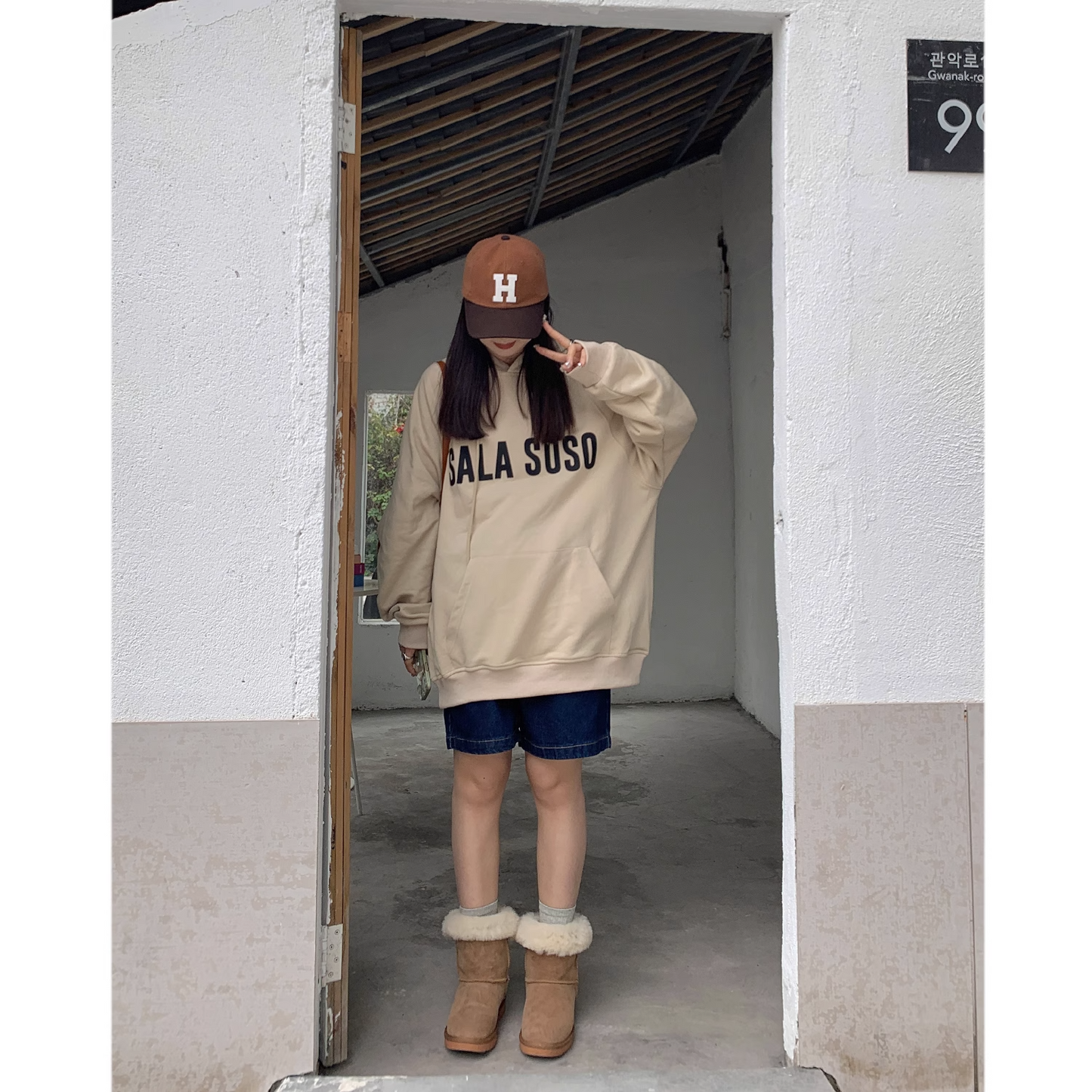 P men's and women's same pure cotton sweater