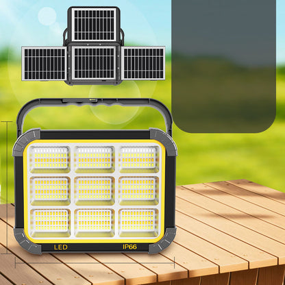 [90,000 Collection] Portable Solar Light Household Outdoor Charging Mobile Lighting Special Outdoor Camping Light Stall Night Market Light - Mixbatch