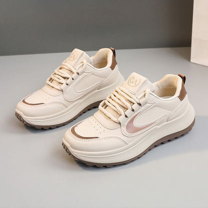 P new versatile retro niche muffin breathable thick sole lightweight non-slip dad shoes