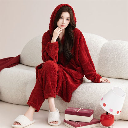 P plush pajama set