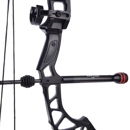 6" 8" 10" 12" Bow Stabilizer Carbon Balance Bar Archery Compound Bow Dampener - Mixbatch