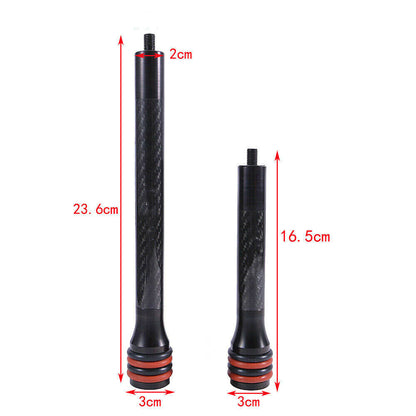 Carbon Fiber Balance Bar 6" 8" Stabilizer Archery Compound Bow Hunting Dampener - Mixbatch